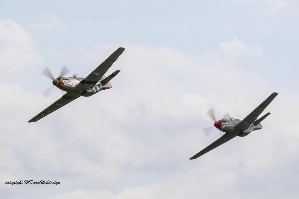 P 51 Mustang Formation Duxford 20151