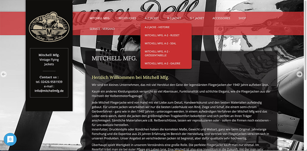 Mitchell webpage klein